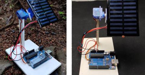 Arduino based Sun Tracking Solar Panel