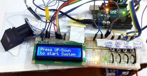 Arduino Finger Print Sensor Door Lock System