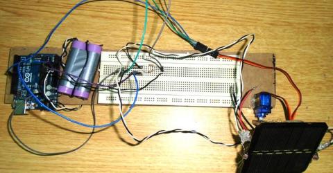 Arduino Based Sun Tracking Solar Panel Project using LDR and Servo Motor