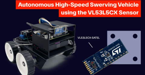 Autonomous High-Speed Swerving Vehicle using the VL53L5CX Sensor