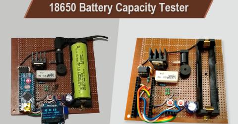 18650 Battery Capacity Tester