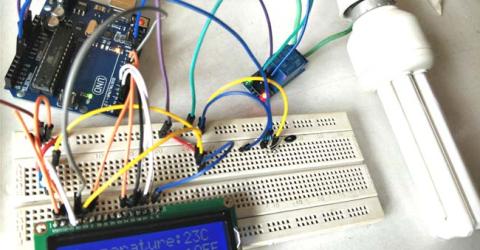 Control Relay using Arduino based on Temperature