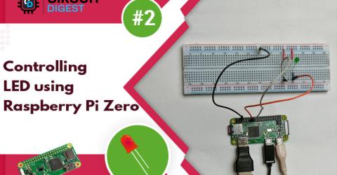 Controlling LED using Raspberry Pi Zero W