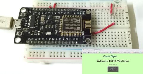 How to build NodeMCU Webserver and control an LED from a Webpage