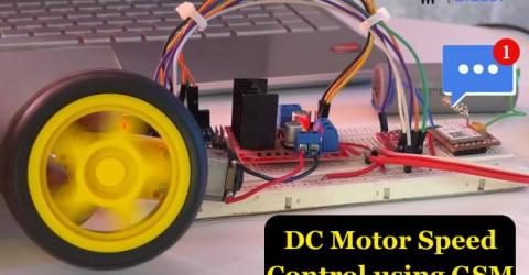 DC Motor Speed Control Using GSM