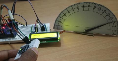 DIY Arduino Digital Protractor using MPU6050 Gyroscope