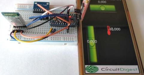 DIY Arduino Inclinometer using MPU6050