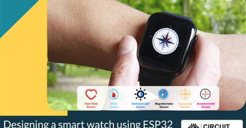 Designing a smartwatch using ESP32 Part 3 - Magnetometer and Gyroscope 