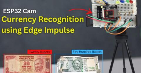ESP32 CAM Currency Recognition System using Edge Impulse