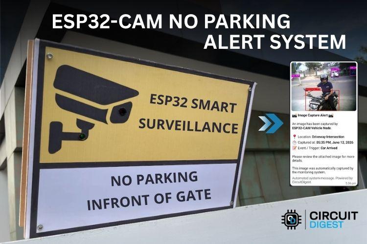 IoT No Parking Alert System Using CircuitDigest Cloud