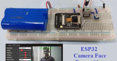 ESP32 Camera Face Recognition