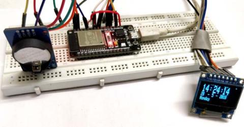  ESP32 Real Time Clock using DS3231 Module