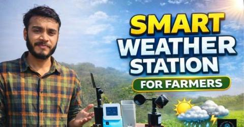 ESP32-S3 Box 3 Smart Weather Station: Real-Time Field Monitoring for Farmers from Home