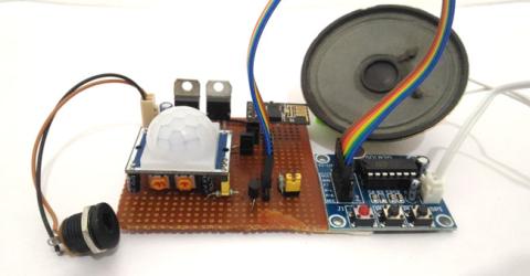 IOT based Security System with Voice Message Using ESP8266