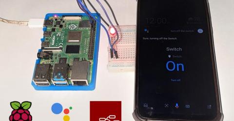Raspberry Pi Home Automation with Node-RED using Google Assistant