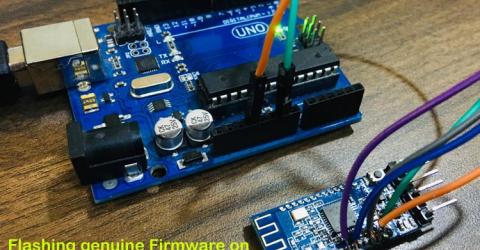 How to Flash the Firmware on Clone HM-10 BLE Module using Arduino Uno