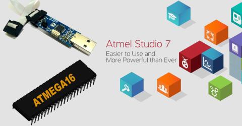 How to program AVR Microcontroller Atmega16 Using USBASP programmer and Atmel Studio 7.0