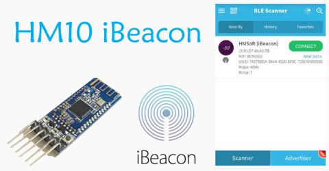 How to setup HM-10 BLE Module as iBeacon