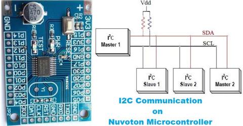 I2C Communication on Nuvoton N76E003 Microcontroller 