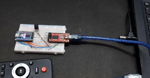 IR Signal Decoder using STM8S Microcontroller