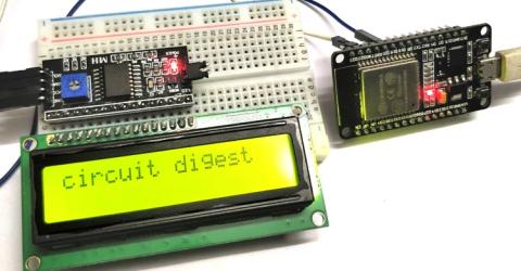 Interfacing 16X2 LCD with ESP32 using I2C