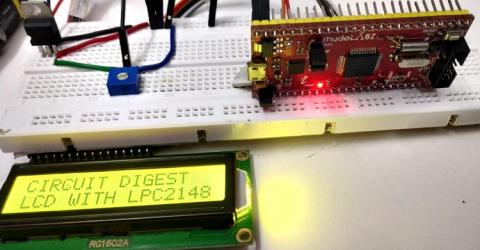 Interfacing 16x2 LCD with ARM7-LPC2148 in 4-Bit Mode