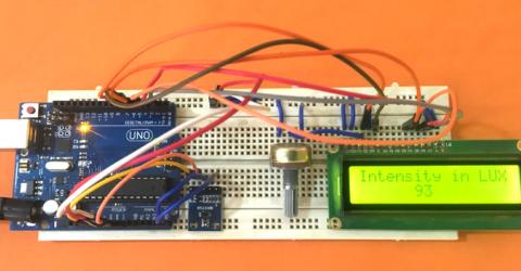 Interfacing BH1750 Ambient Light Sensor with Arduino