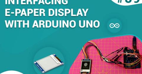 Interfacing 1.54-inch E-Paper Display with Arduino UNO