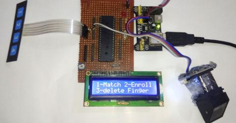 Interfacing Fingerprint Sensor with PIC Microcontroller