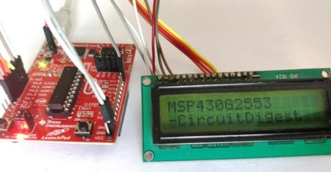 Interfacing LCD with MSP430G2 LaunchPad