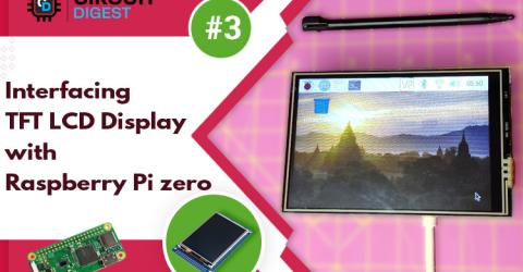 Interfacing 3.5 inch TFT LCD Display with Raspberry Pi Zero W