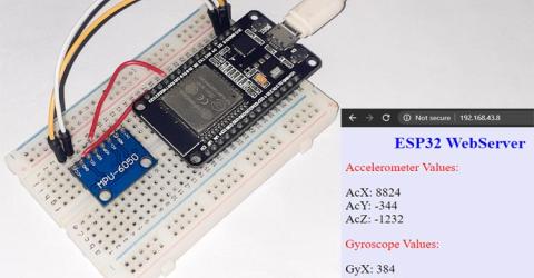 Interfacing MPU6050 Gyro Sensor with ESP32