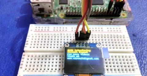 Interfacing OLED Display with Raspberry Pi