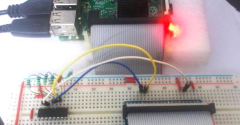 Interfacing Shift Register with Raspberry Pi