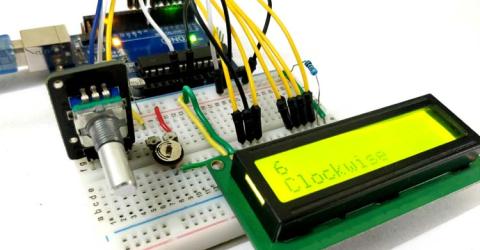 Arduino Rotary Encoder Circuit Diagram