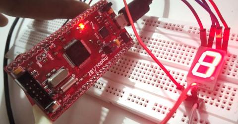 Interfacing Seven Segment Display with ARM7-LPC2148