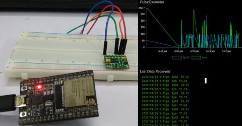 IoT Based Heart Rate Monitor using MAX30100 Pulse Oximeter and ESP32