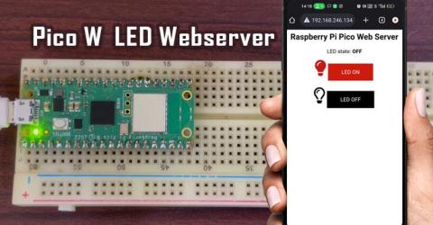 Raspberry Pi Pico W based LED Webserver