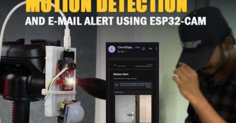 Motion Detection and Email Alert System Using ESP32-CAM