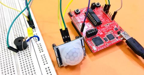 Motion Detector Using MSP430 Launchpad and PIR Sensor