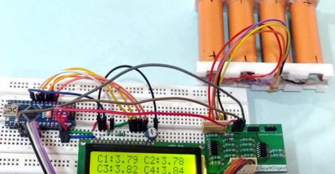 Multicell Voltage Monitoring for Lithium Battery Pack in Electric Vehicles