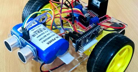 Obstacle Avoiding Robot Project using Arduino and Ultrasonic Sensor