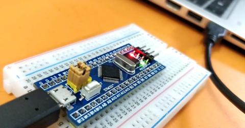 Programming STM32F103 Board (Blue Pill) using USB Port