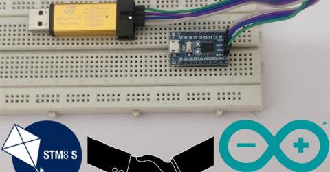 Programming STM8S Microcontroller using Arduino IDE