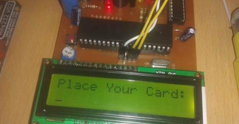 RFID Based Attendance System Project using 8051 Microcontroller