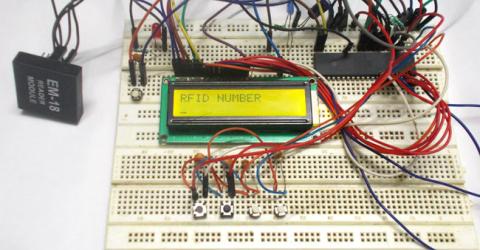 RFID Based Voting Machine using AVR Microcontroller