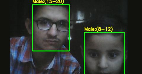 Raspberry Pi Age and Face Detection using OpenCV