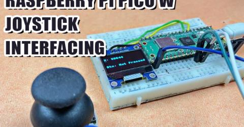 Raspberry Pi Pico W with Analog Joystick Module