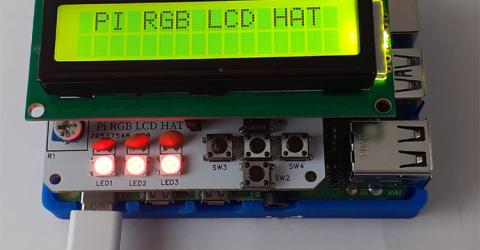 Raspberry Pi RGB LCD HAT
