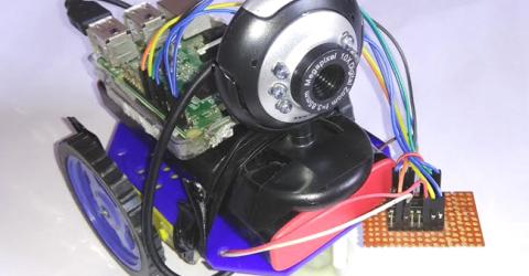 DIY IoT Based Raspberry Pi Surveillance Robotic Car